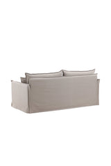 Nova 3 - Sitzer Sofa - braun/Polyester - Leinen - 3 - Sitzer Sofas - ALVAHOME