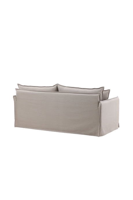 Nova 3 - Sitzer Sofa - braun/Polyester - Leinen - 3 - Sitzer Sofas - ALVAHOME