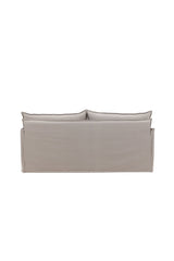 Nova 3 - Sitzer Sofa - braun/Polyester - Leinen - 3 - Sitzer Sofas - ALVAHOME