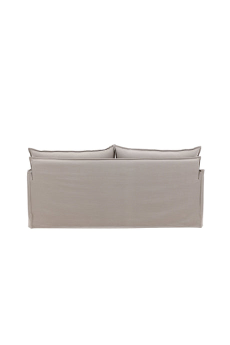 Nova 3 - Sitzer Sofa - braun/Polyester - Leinen - 3 - Sitzer Sofas - ALVAHOME