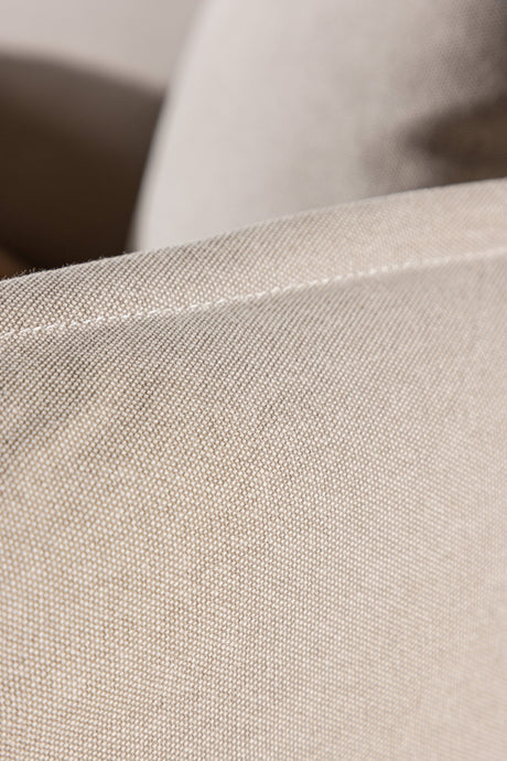 Nova 3 - Sitzer Sofa - braun/Polyester - Leinen - 3 - Sitzer Sofas - ALVAHOME