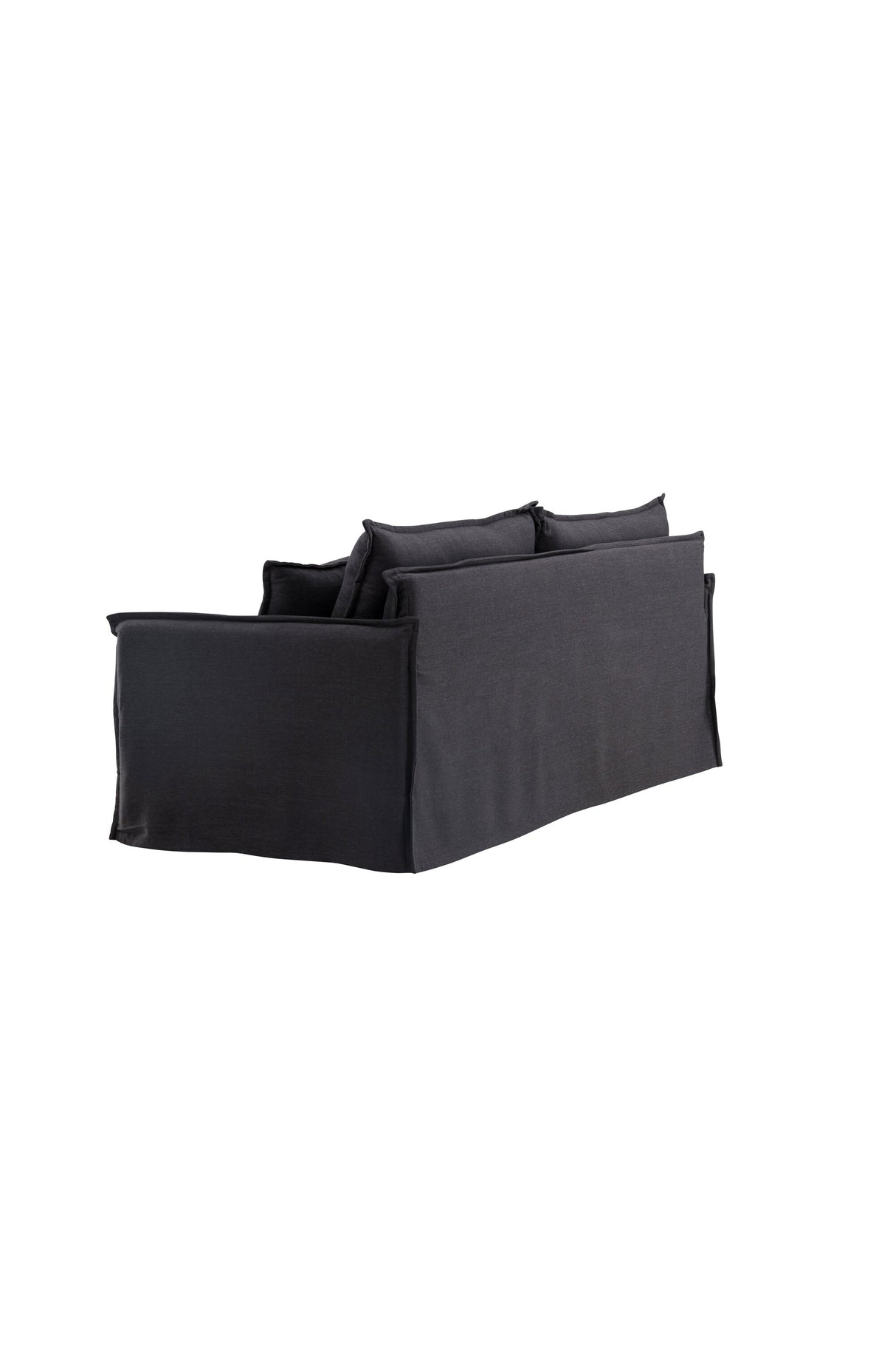 Nova 3 - Sitzer Sofa - schwarz/Polyester - Leinen - 3 - Sitzer Sofas - ALVAHOME