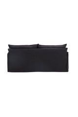 Nova 3 - Sitzer Sofa - schwarz/Polyester - Leinen - 3 - Sitzer Sofas - ALVAHOME