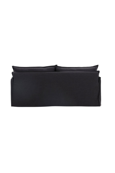 Nova 3 - Sitzer Sofa - schwarz/Polyester - Leinen - 3 - Sitzer Sofas - ALVAHOME