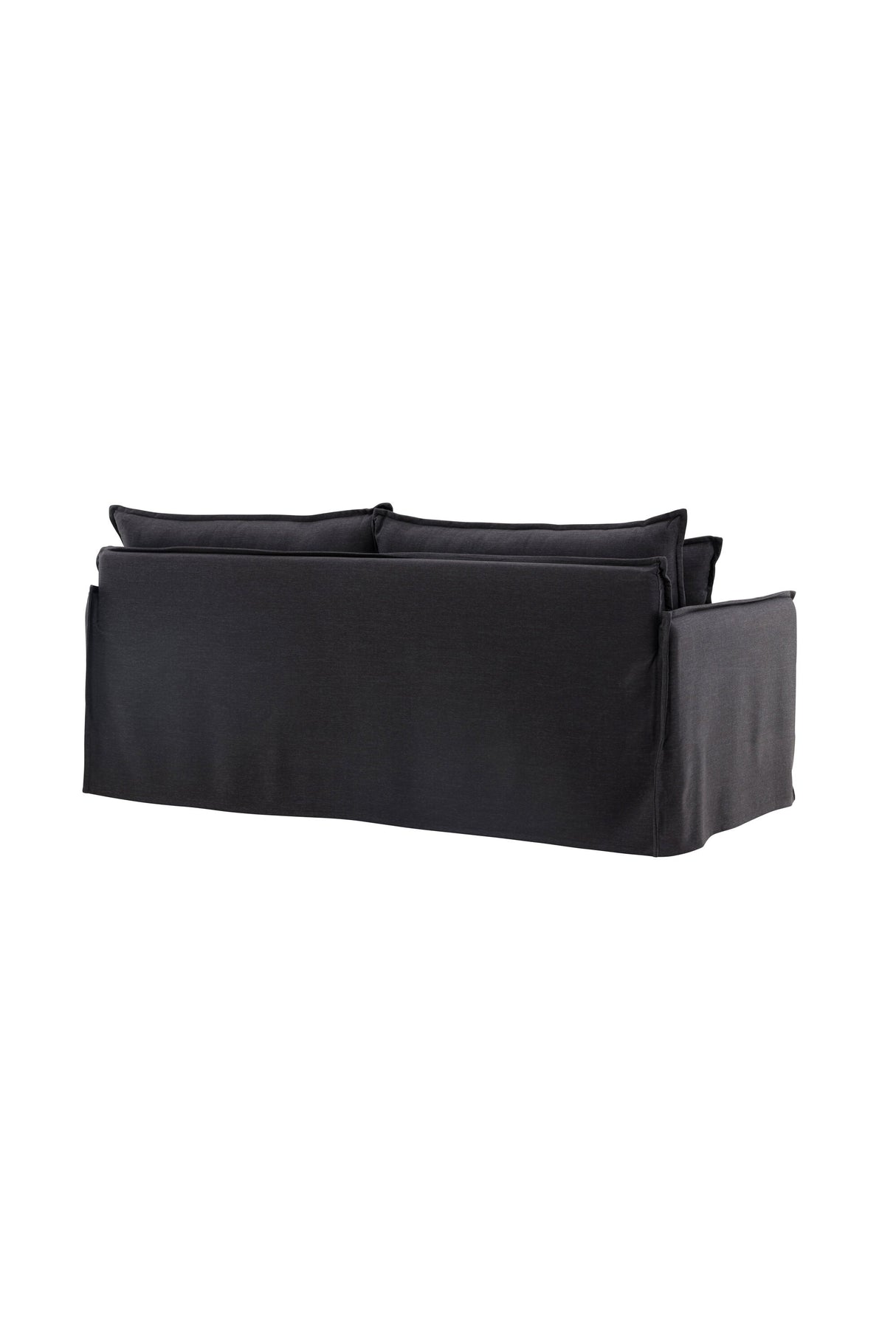 Nova 3 - Sitzer Sofa - schwarz/Polyester - Leinen - 3 - Sitzer Sofas - ALVAHOME