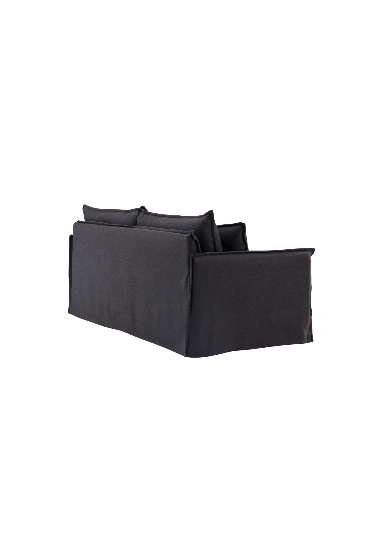 Nova 3 - Sitzer Sofa - schwarz/Polyester - Leinen - 3 - Sitzer Sofas - ALVAHOME