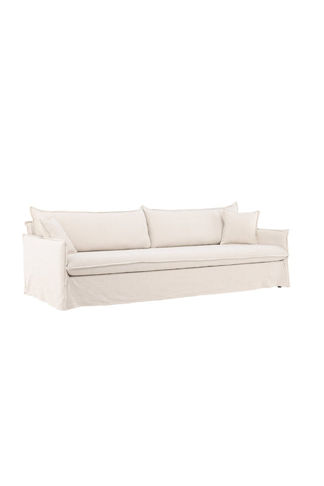 Nova 4 - Sitzer Sofa - beige/Kiefer - 4 - Sitzer Sofas - ALVAHOME