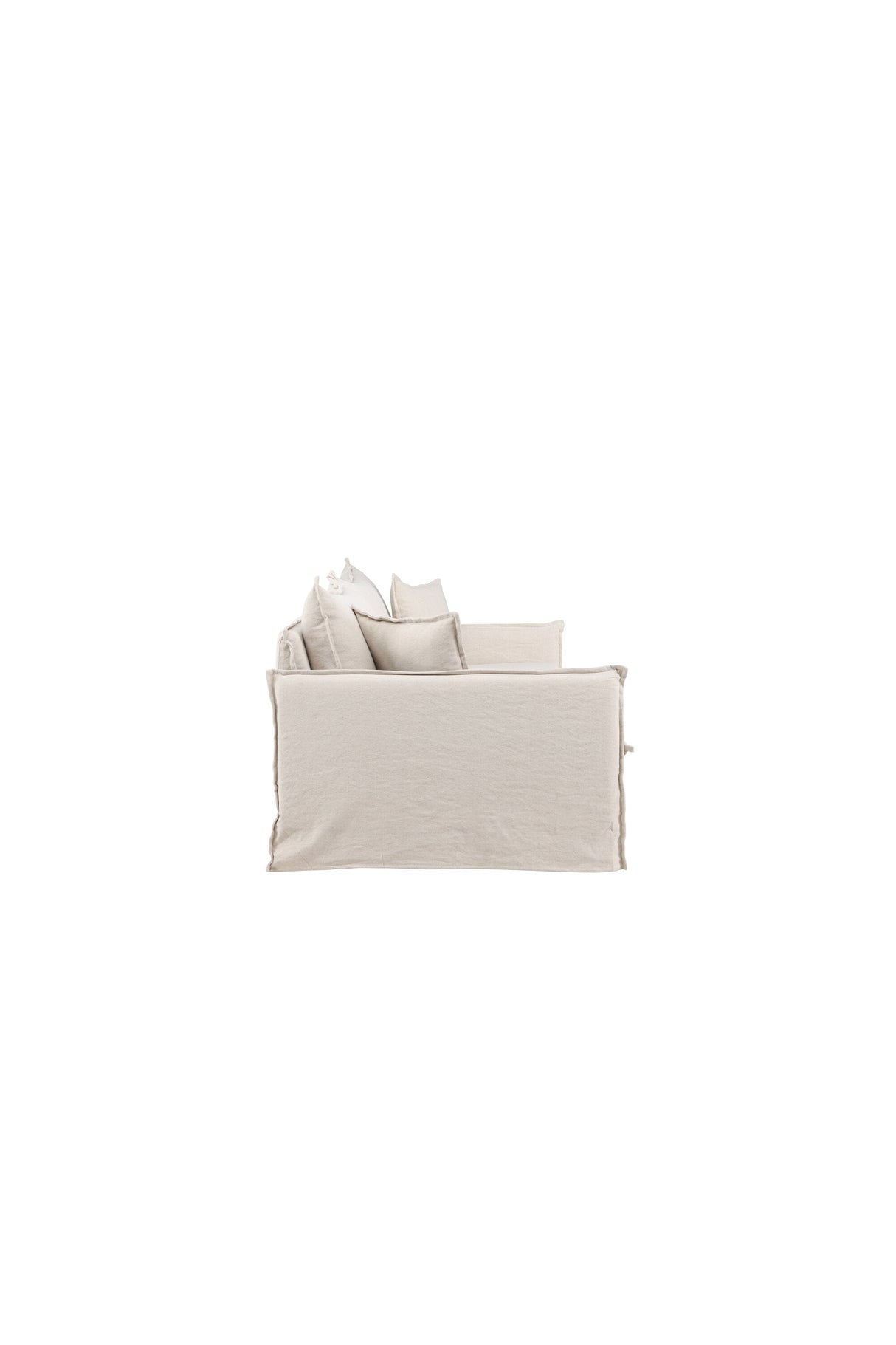 Nova 4 - Sitzer Sofa - beige/Kiefer - 4 - Sitzer Sofas - ALVAHOME