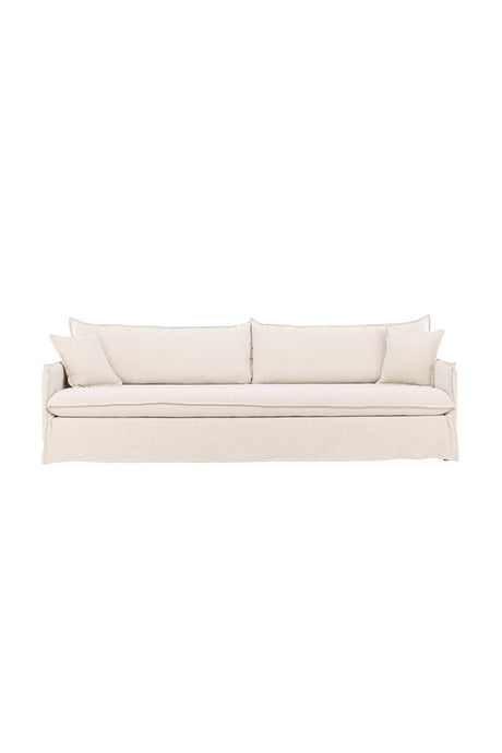 Nova 4 - Sitzer Sofa - beige/Kiefer - 4 - Sitzer Sofas - ALVAHOME