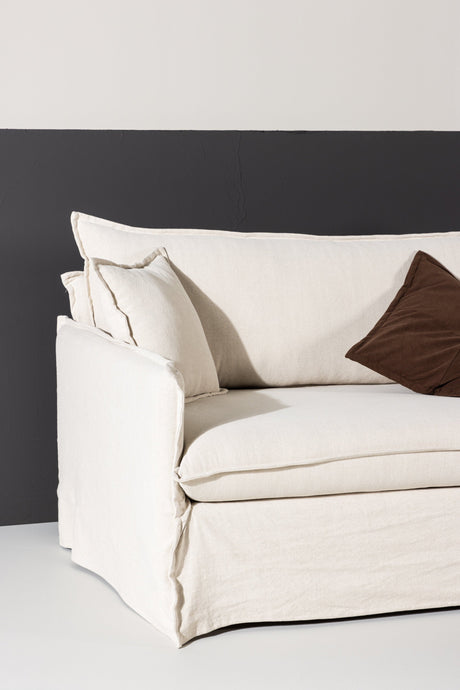 Nova 4 - Sitzer Sofa - beige/Kiefer - 4 - Sitzer Sofas - ALVAHOME