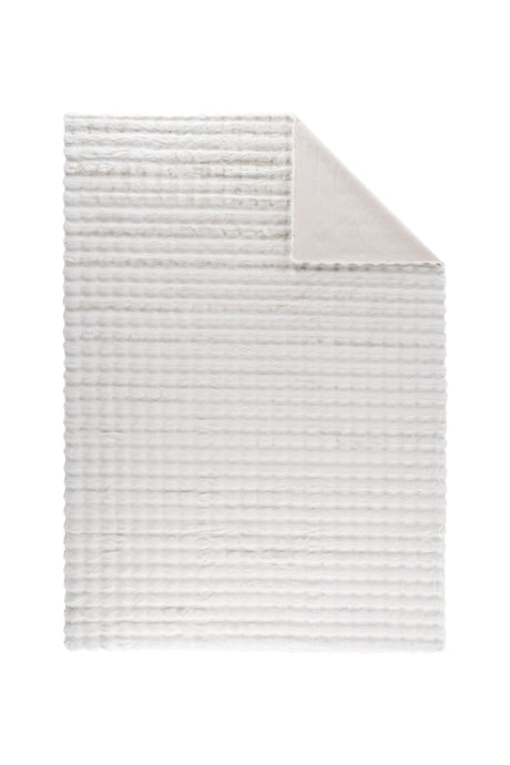 Novis Wohnzimmerteppich - weiß/Polyester - Wohnzimmerteppiche - ALVAHOME