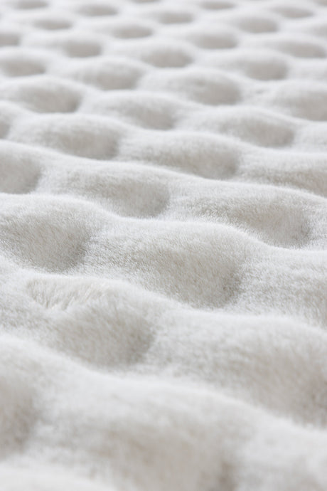 Novis Wohnzimmerteppich - weiß/Polyester - Wohnzimmerteppiche - ALVAHOME