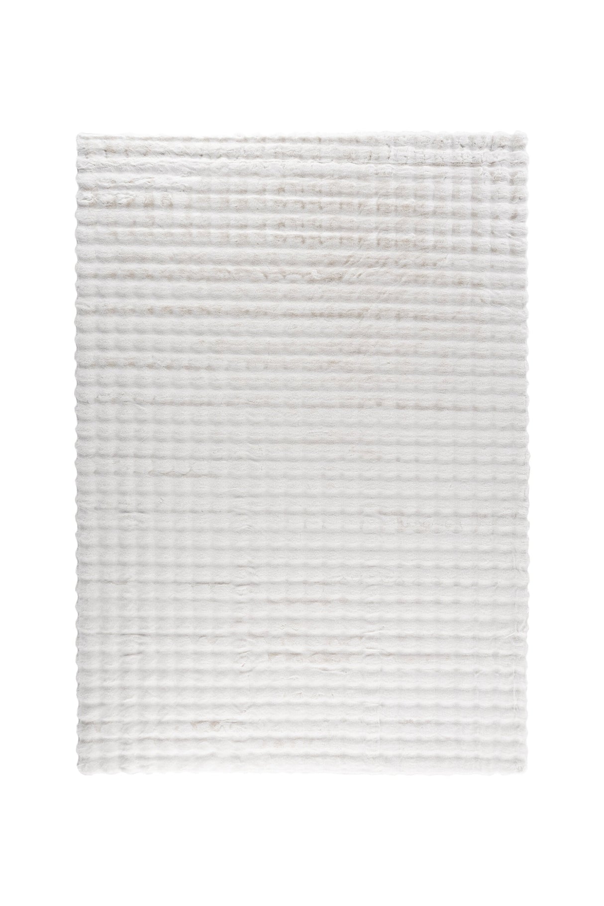 Novis Wohnzimmerteppich - weiß/Polyester - Wohnzimmerteppiche - ALVAHOME