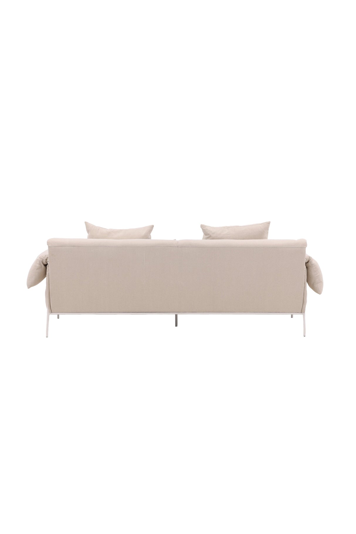 Öckerö 3 - Sitzer Sofa - beige/Polyester - Leinen - 3 - Sitzer Sofas - ALVAHOME