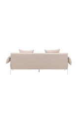 Öckerö 3 - Sitzer Sofa - beige/Polyester - Leinen - 3 - Sitzer Sofas - ALVAHOME