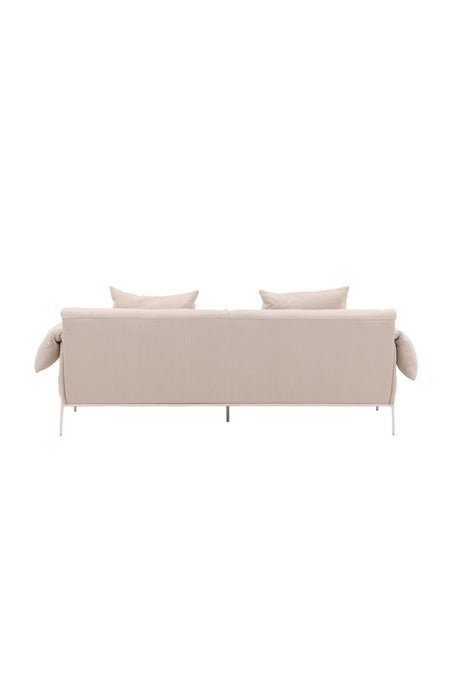Öckerö 3 - Sitzer Sofa - beige/Polyester - Leinen - 3 - Sitzer Sofas - ALVAHOME