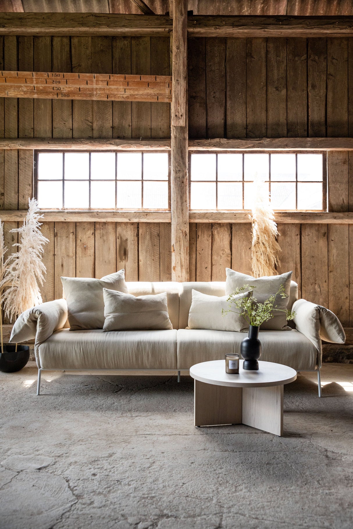 Öckerö 3 - Sitzer Sofa - beige/Polyester - Leinen - 3 - Sitzer Sofas - ALVAHOME