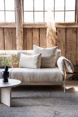 Öckerö 3 - Sitzer Sofa - beige/Polyester - Leinen - 3 - Sitzer Sofas - ALVAHOME