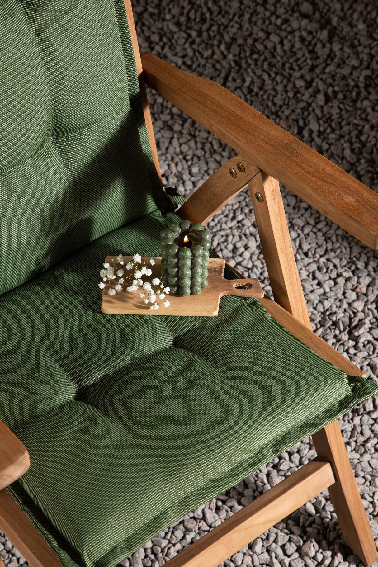 Olive Outdoor - Sitzpolster - grün/Polyester - Outdoor - Sitzpölster - ALVAHOME