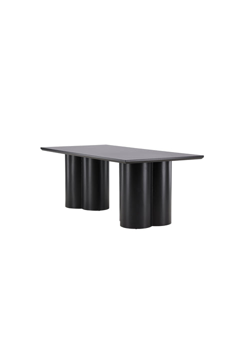 Olivia rechteckiger Esstisch - schwarz/MDF - Rechteckige Esstische - ALVAHOME