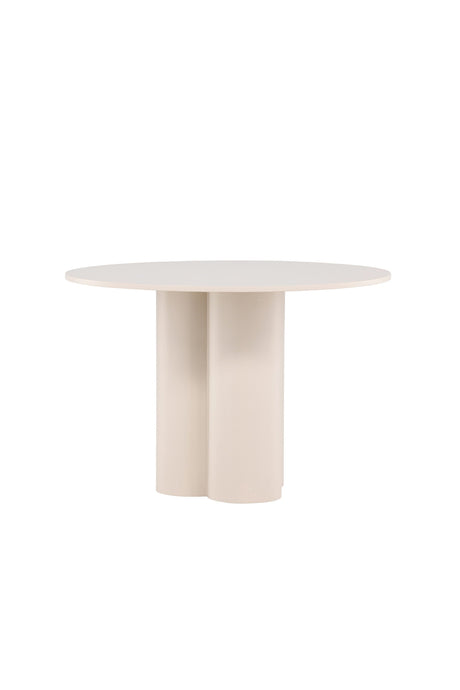 Olivia runder Esstisch - beige/MDF - Runde Esstische - ALVAHOME
