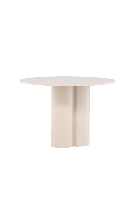 Olivia runder Esstisch - beige/MDF - Runde Esstische - ALVAHOME