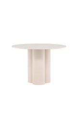 Olivia runder Esstisch - beige/MDF - Runde Esstische - ALVAHOME