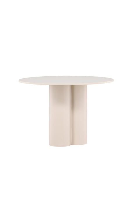Olivia runder Esstisch - beige/MDF - Runde Esstische - ALVAHOME