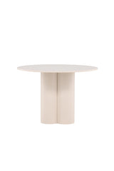 Olivia runder Esstisch - beige/MDF - Runde Esstische - ALVAHOME