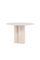 Olivia runder Esstisch - beige/MDF - Runde Esstische - ALVAHOME