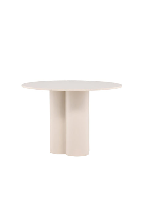 Olivia runder Esstisch - beige/MDF - Runde Esstische - ALVAHOME