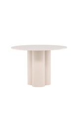 Olivia runder Esstisch - beige/MDF - Runde Esstische - ALVAHOME