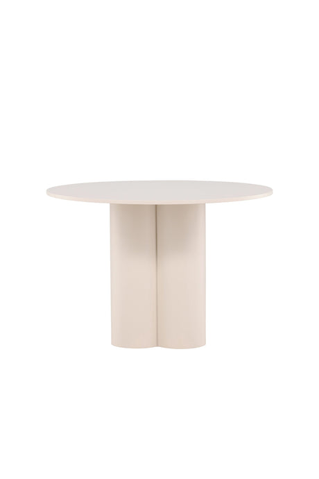 Olivia runder Esstisch - beige/MDF - Runde Esstische - ALVAHOME