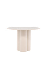Olivia runder Esstisch - beige/MDF - Runde Esstische - ALVAHOME