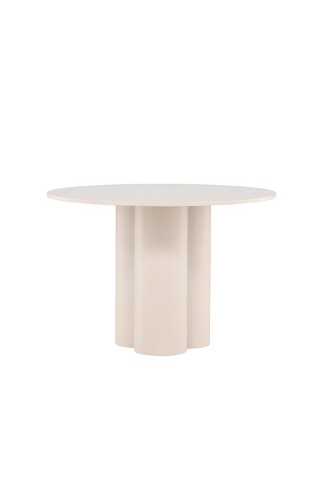 Olivia runder Esstisch - beige/MDF - Runde Esstische - ALVAHOME