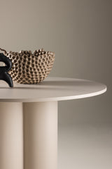 Olivia runder Esstisch - beige/MDF - Runde Esstische - ALVAHOME