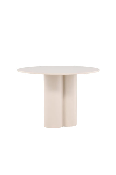 Olivia runder Esstisch - beige/MDF - Runde Esstische - ALVAHOME