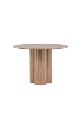 Olivia runder Esstisch - braun/MDF - Runde Esstische - ALVAHOME