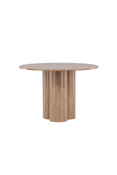 Olivia runder Esstisch - braun/MDF - Runde Esstische - ALVAHOME