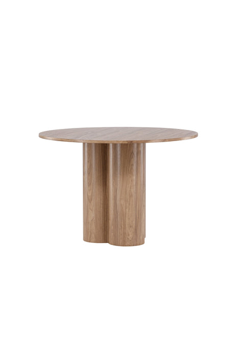 Olivia runder Esstisch - braun/MDF - Runde Esstische - ALVAHOME