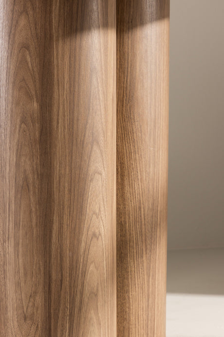 Olivia runder Esstisch - braun/MDF - Runde Esstische - ALVAHOME