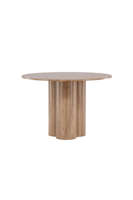 Olivia runder Esstisch - braun/MDF - Runde Esstische - ALVAHOME