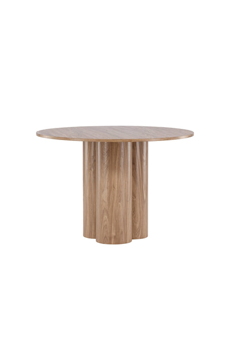 Olivia runder Esstisch - braun/MDF - Runde Esstische - ALVAHOME