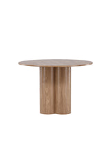Olivia runder Esstisch - braun/MDF - Runde Esstische - ALVAHOME