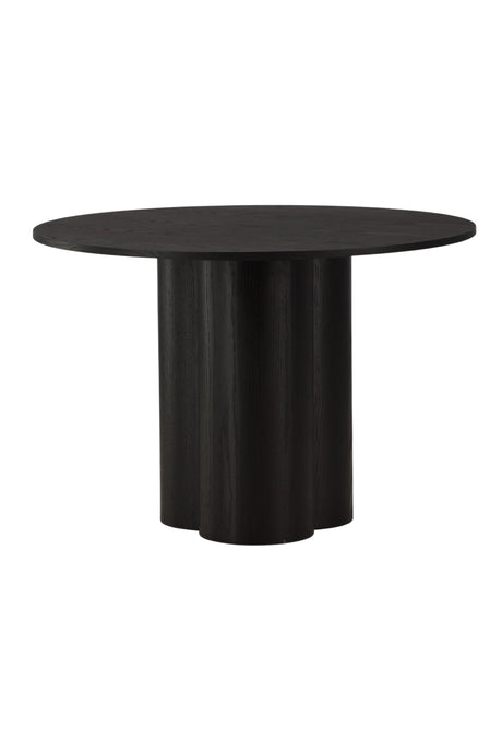 Olivia runder Esstisch - schwarz/MDF - Runde Esstische - ALVAHOME