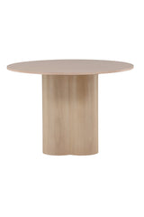 Olivia runder Esstisch - white - wash/MDF - Runde Esstische - ALVAHOME