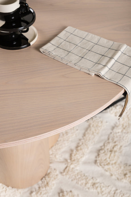 Olivia runder Esstisch - white - wash/MDF - Runde Esstische - ALVAHOME