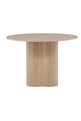 Olivia runder Esstisch - white - wash/MDF - Runde Esstische - ALVAHOME