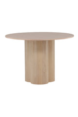 Olivia runder Esstisch - white - wash/MDF - Runde Esstische - ALVAHOME