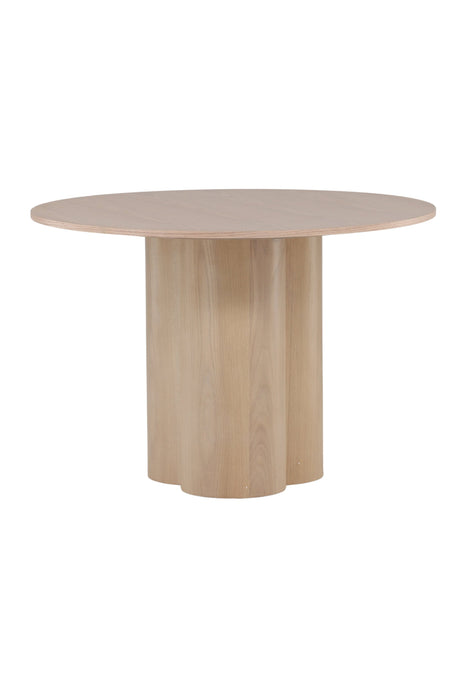 Olivia runder Esstisch - white - wash/MDF - Runde Esstische - ALVAHOME